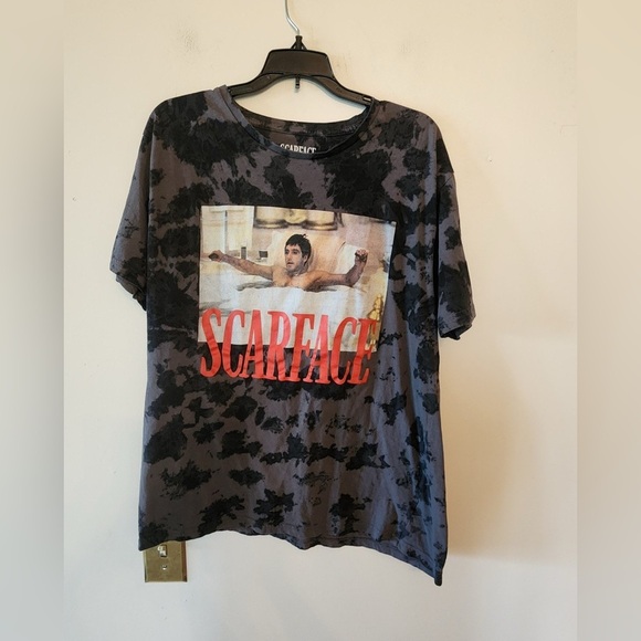 Scarface T-Shirt Men's Large Al Pacino Bath Tub Print - Picture 1 of 3